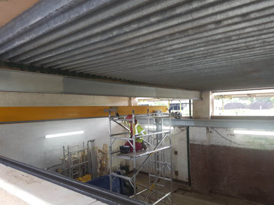 on site priming, on site metal priming, on site painting, Yorkshire,  Derby, uk