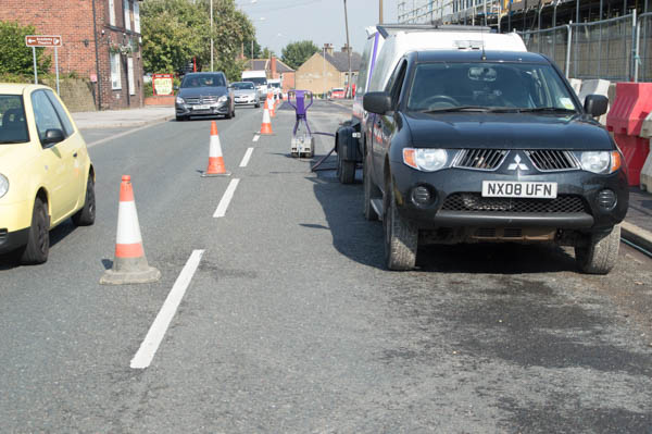 road mark removal, UHP, line marking removal, Ultra High Pressure Water, thermoplastic