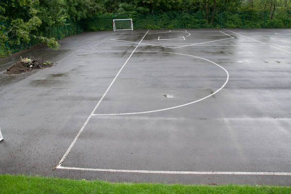playground mark removal, high pressure water, school playground, playground marking removal